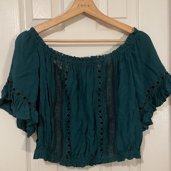 DIVIDED Knit Crop Top - Size 10 - Picture 1 of 2